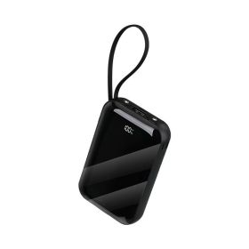 Portable Power Bank With Fast & Wireless Charging - High Capacity Battery Pack For IPhone, Android & AirPods, Travel-Friendly Emergency Charger W (Option: BS480Black)